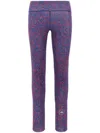 Adidas By Stella Mccartney Truepurpose Optime Printed Performance Leggings In Multi