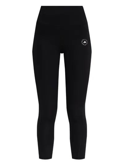 Adidas By Stella Mccartney Leggings High Waistband Seam Detailing In Black