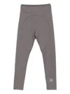 Adidas By Stella Mccartney Logo Leggings In Brown