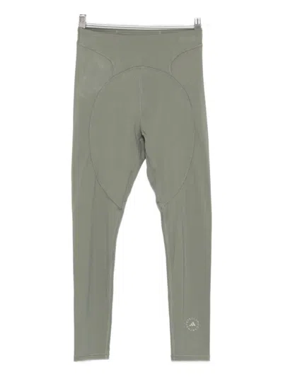 Adidas By Stella Mccartney Circular-panelled Leggings In Gray