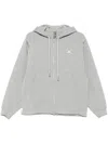 Adidas By Stella Mccartney Adidas By Stella Mc Cartney Logo Organic Cotton Hoodie In Grey
