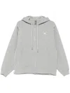 Adidas By Stella Mccartney Adidas By Stella Mc Cartney Logo Organic Cotton Hoodie In Grey