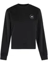 Adidas By Stella Mccartney Logo Organic Cotton Sweatshirt