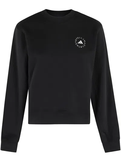 ADIDAS BY STELLA MCCARTNEY ADIDAS BY STELLA MCCARTNEY LOGO ORGANIC COTTON SWEATSHIRT