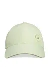 Adidas By Stella Mccartney Logo-patch Baseball Cap In Green