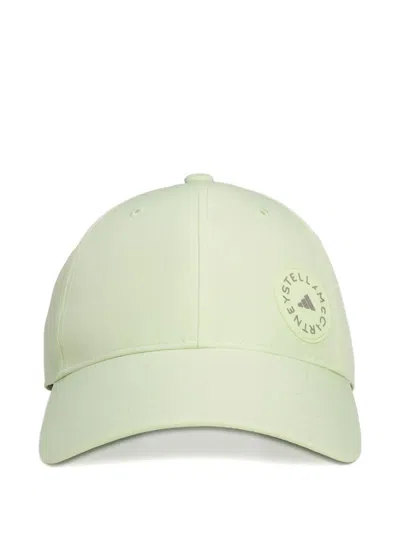 Adidas By Stella Mccartney Logo-patch Baseball Cap In Green