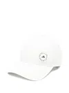 Adidas By Stella Mccartney Logo-patch Baseball Cap In White