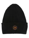 Adidas By Stella Mccartney Ribbed Beanie In Black