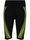Adidas By Stella Mccartney True Pace High Waist Biker Shorts In Black