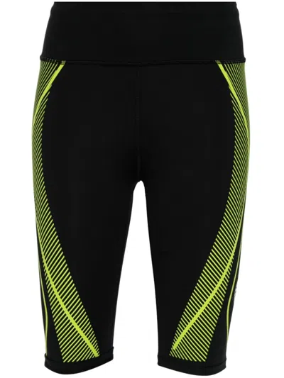 Adidas By Stella Mccartney True Pace High Waist Biker Shorts In Black