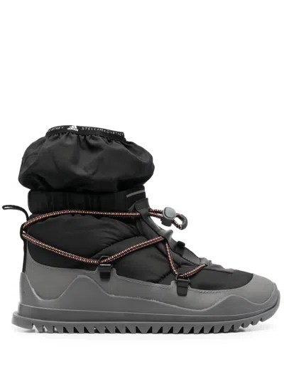 Adidas By Stella Mccartney Asmc Winterboot Cold. Rdy Woman Ankle Boots Black Size 8 Textile Fibers