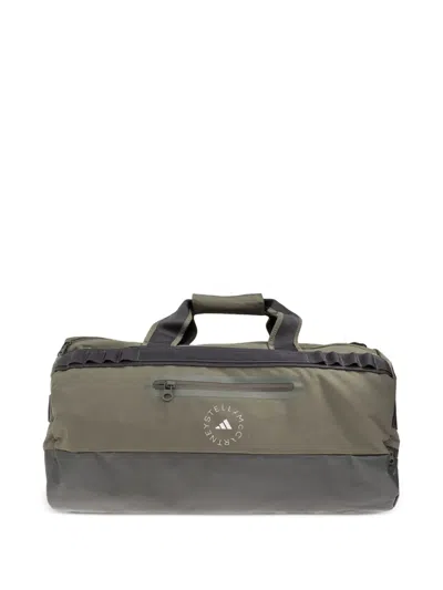 Adidas By Stella Mccartney Logo-print Gym Bag In Green