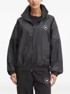 Adidas By Stella Mccartney Logo-print Jacket In Black