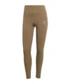 Adidas By Stella Mccartney Yoga High-rise Leggings In Brown