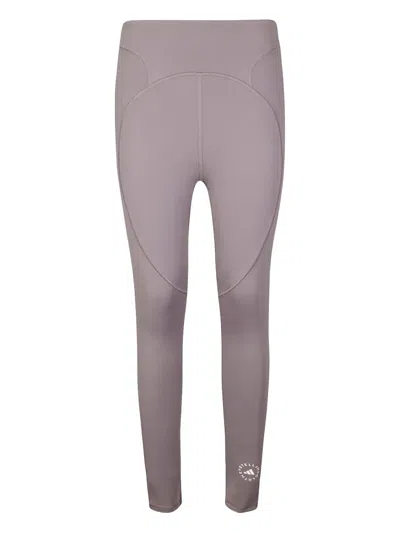 Adidas By Stella Mccartney Logo-print Leggings In Pink