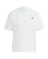 Adidas By Stella Mccartney Logo-print Short-sleeved T-shirt In White