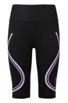 Adidas By Stella Mccartney Logo Print Knee Length Shorts