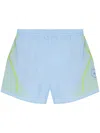 Adidas By Stella Mccartney Recycled Polyester Running Shorts In Blue