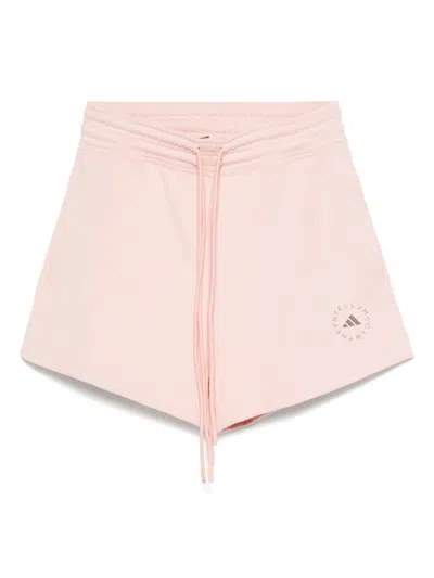 ADIDAS BY STELLA MCCARTNEY LOGO-PRINT SHORTS