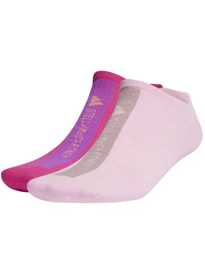 Adidas By Stella Mccartney Logo-print Socks (set Of Two) In Pink