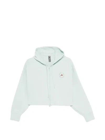 Adidas By Stella Mccartney Logo-print Sweatshirt In Blue