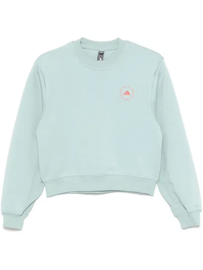 Adidas By Stella Mccartney Sportswear Crewneck Sweatshirt In Light Blue