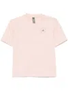 Adidas By Stella Mccartney Logo-print T-shirt In Pink