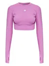 Adidas By Stella Mccartney Truestrength Crop Top In Pink
