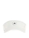 Adidas By Stella Mccartney Logo-print Visor Hat In White