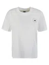 Adidas By Stella Mccartney Logo Printed Crewneck T-shirt In White