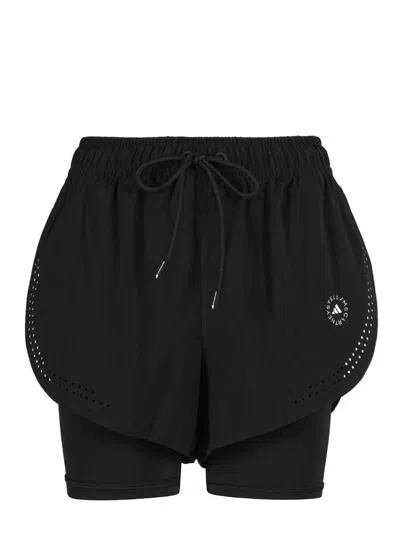 Adidas By Stella Mccartney Logo Short In Black