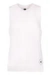 Adidas By Stella Mccartney Adidas By Stella Mc Cartney Logo Tank Top In White