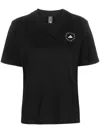 Adidas By Stella Mccartney Adidas By Stella Mc Cartney Logo Sporty T Shirt In Black