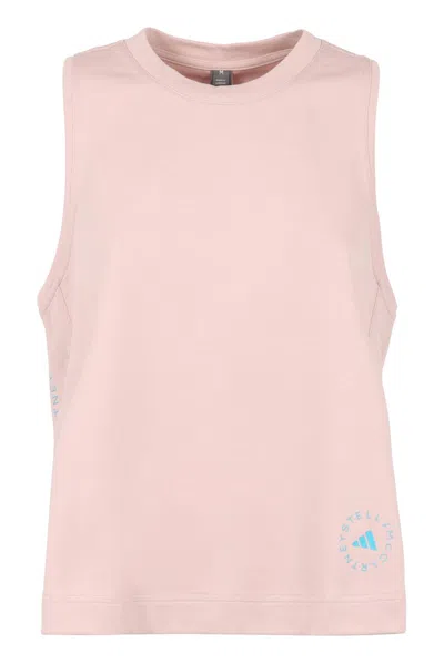 Adidas By Stella Mccartney Logo Tank Top In Pink
