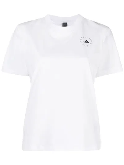 Adidas By Stella Mccartney Logo T-shirt In White