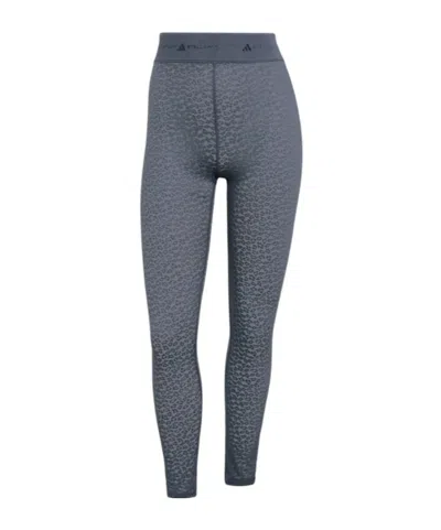 Adidas By Stella Mccartney Logo Waistband Leggings In Gray