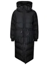 Adidas By Stella Mccartney Truecasuals Long Padded Coat In Black