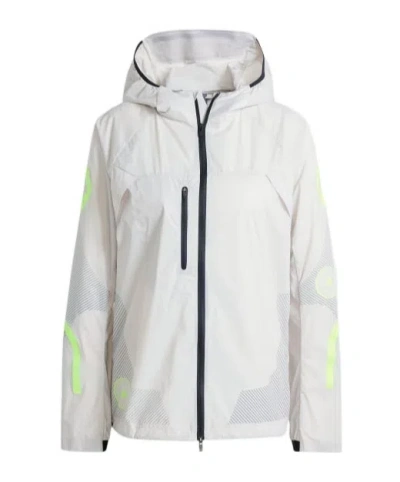 Adidas By Stella Mccartney Long-sleeved Casual Jacket In White