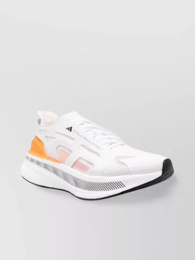 Adidas By Stella Mccartney Low Top Sneakers With Contrast Sole And Mesh Panels