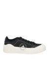 Adidas By Stella Mccartney Man Sneakers Black Size 8.5 Textile Fibers In Black