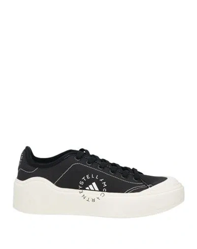 Adidas By Stella Mccartney Man Sneakers Black Size 8.5 Textile Fibers