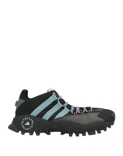 Adidas By Stella Mccartney Man Sneakers Black Size 8.5 Textile Fibers, Synthetic Fibers