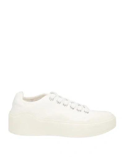 Adidas By Stella Mccartney Man Sneakers Off White Size 10.5 Textile Fibers