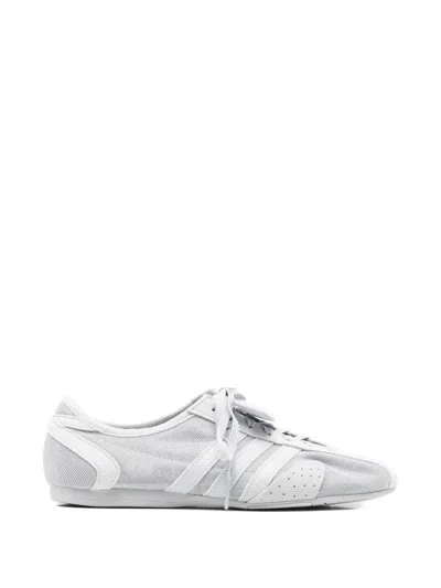 Adidas By Stella Mccartney Metallic Lace-up Sneakers In Gray