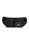 Adidas By Stella Mccartney Asmc Adjustable Strap Waist Pouch In Black