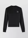 Adidas By Stella Mccartney Logo-print Organic-cotton Sweatshirt