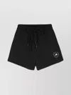 Shop Adidas By Stella Mccartney Organic Cotton Logo Training Shorts