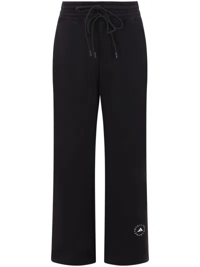 Adidas By Stella Mccartney Straight-leg Track Pants With Logo In Animal Print