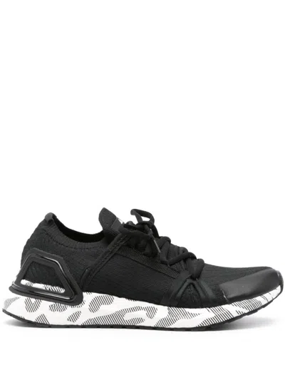 Adidas By Stella Mccartney Panelled Black Primeknit Sneakers