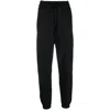 Adidas By Stella Mccartney Logo Cotton-blend Sweatpants In Black